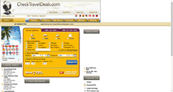 Desktop Screenshot of checktraveldeals.com