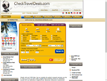 Tablet Screenshot of checktraveldeals.com